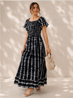 Load image into Gallery viewer, Tie Dye Maxi Dress Online for Beach, Brunch & Casual Outings - PRAVtown
