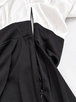 Load image into Gallery viewer, V-Neck Slit Midi Dress with Side Adjustable Chain