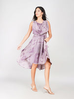 Load image into Gallery viewer, buy women’s asymmetrical boho dress with cowl neck