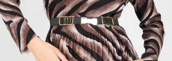 buy women’s pleated velvet midi dress with attached belt