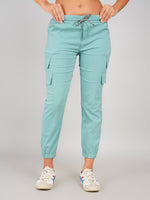 Load image into Gallery viewer, mint green jogger pants for women