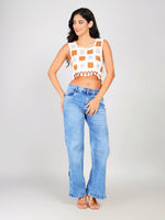 Load image into Gallery viewer, women trendy crochet tank top summer wear