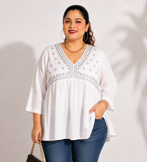 5XL Empire Line A-Line Top Online at PRAVtown