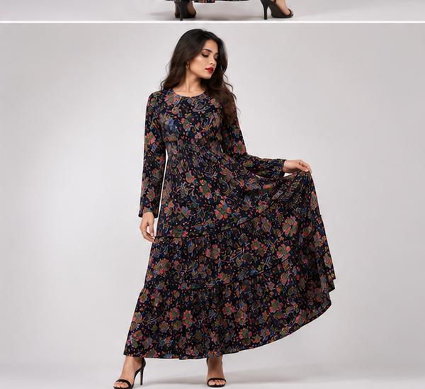Buy Tiered Maxi Dress for Women - PRAVtown