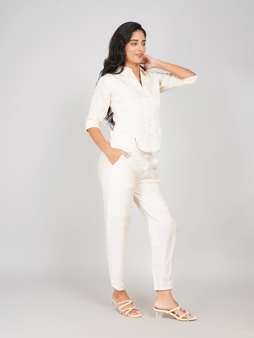 Ivory Matching Co-ord Set - PRAVtown