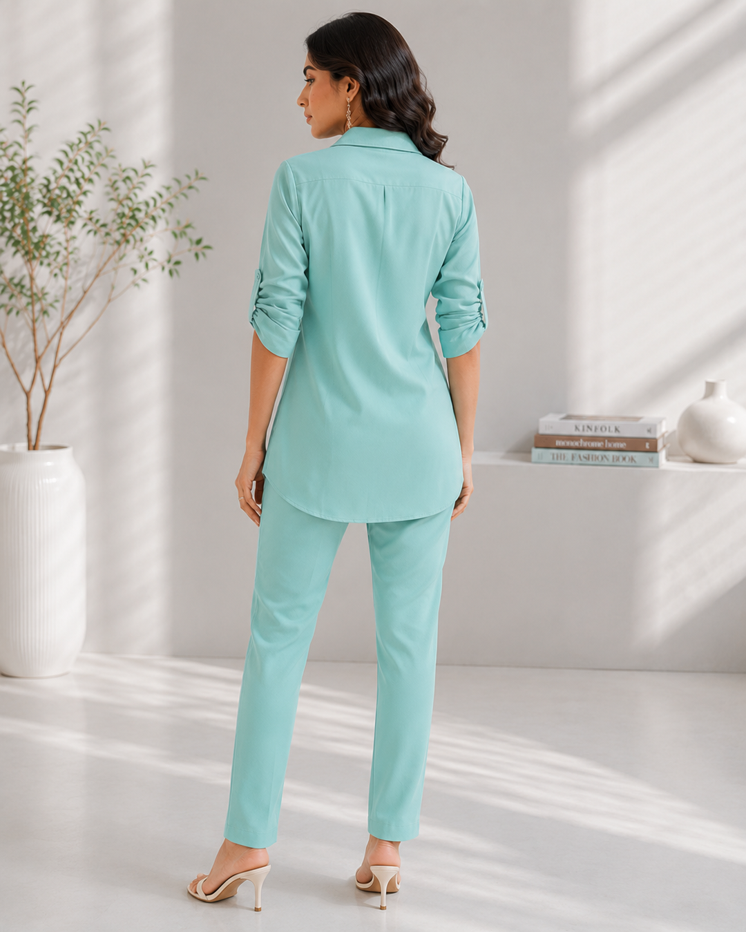 Mint Green Designer Co-Ord Set for Women - PRAVtown