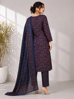 Load image into Gallery viewer, Printed Straight Kurta Pant Set for Women - PRAVtown
