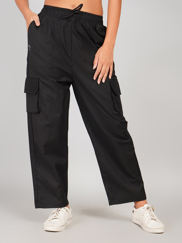 Relaxed Fit Cargo Trousers with Multi Pockets