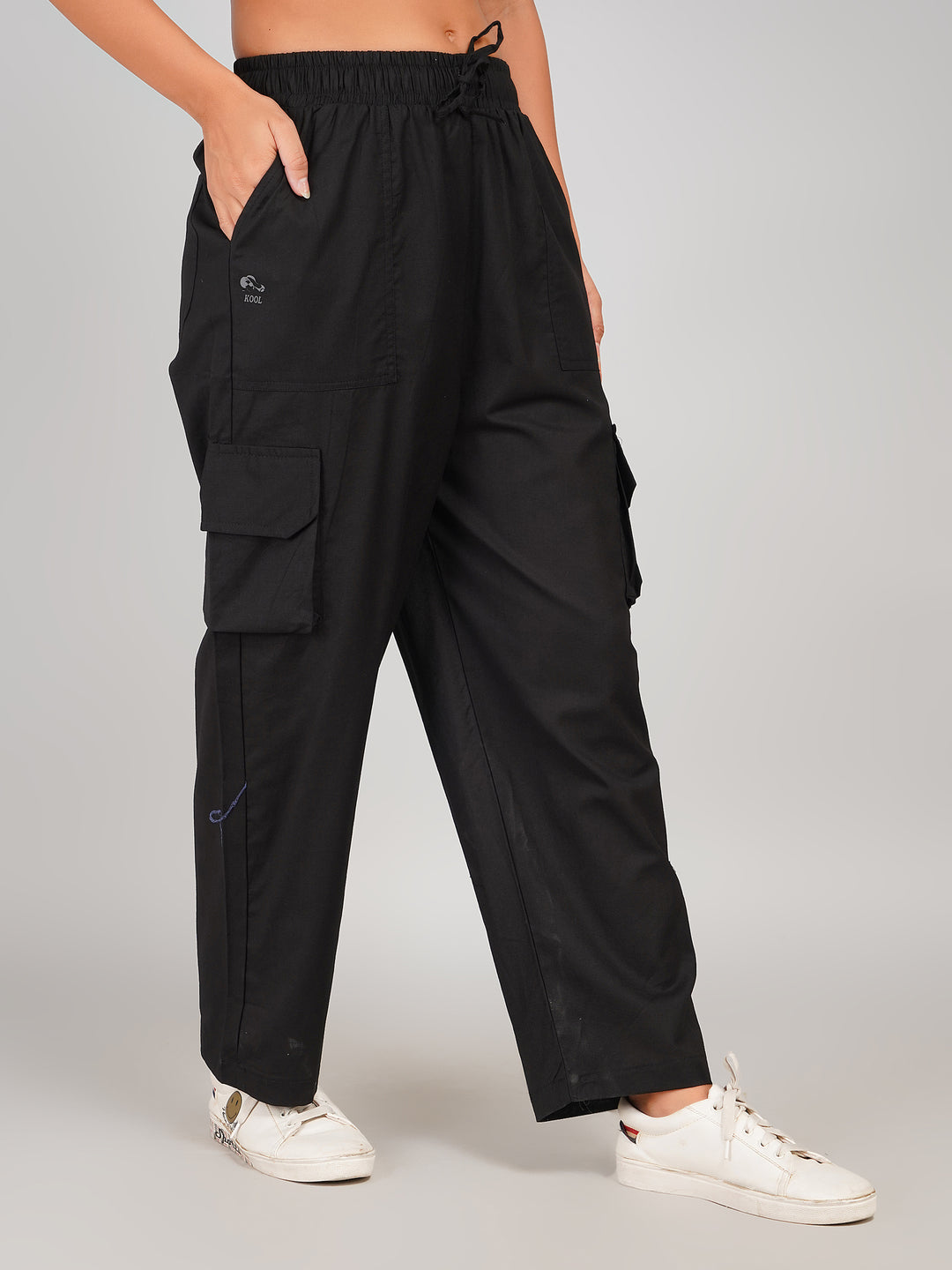 Relaxed Fit Cargo Trousers with Multi Pockets