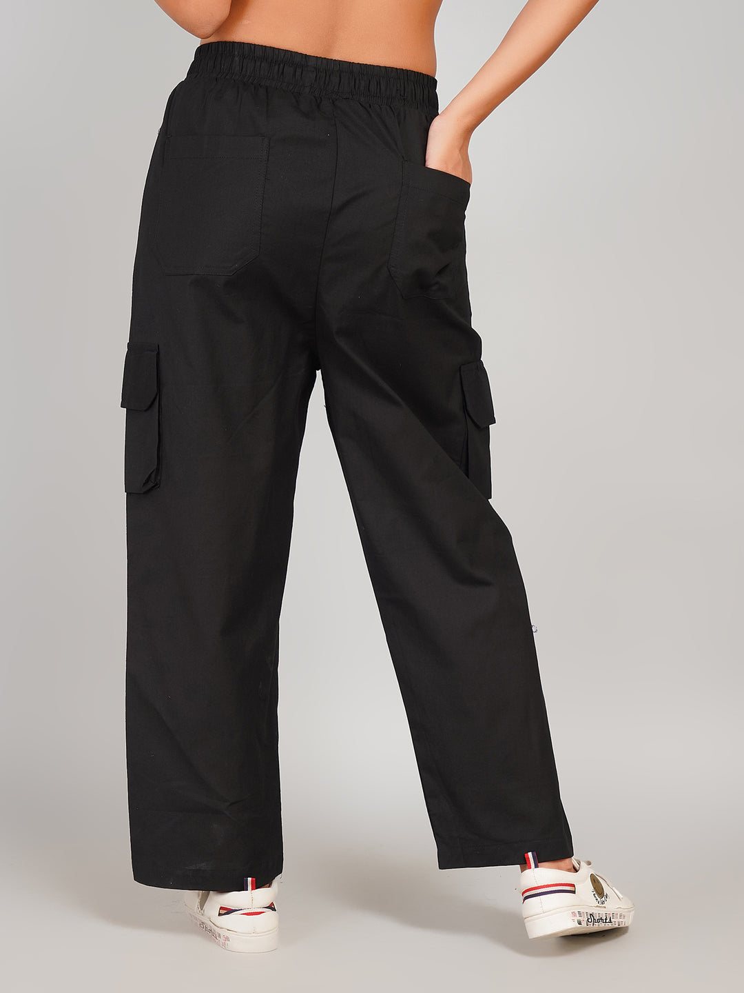 Relaxed Fit Cargo Trousers with Multi Pockets