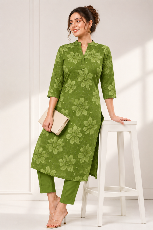 Women’s Floral Printed Long Co-Ord Outfit - PRAVtown