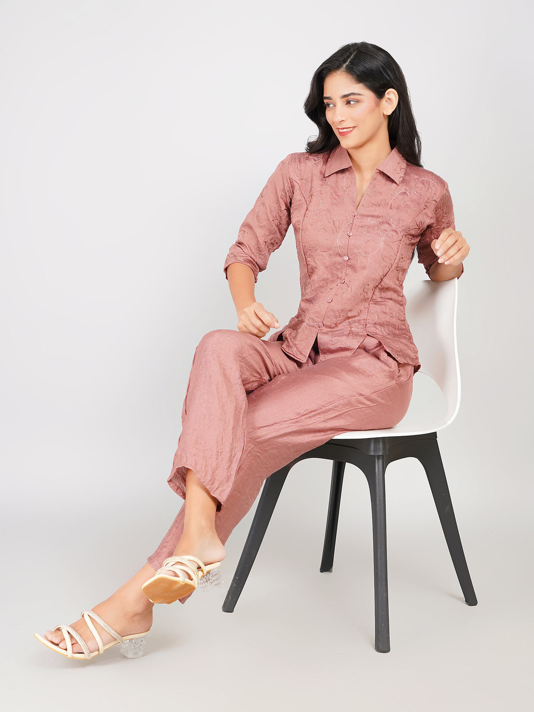 mauve co ord set for women