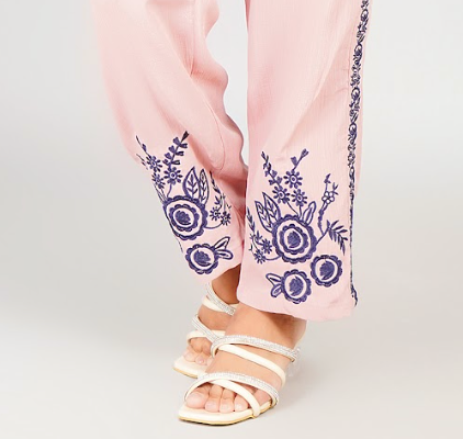 women stylish pink coord outfit set